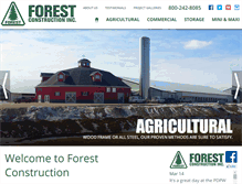 Tablet Screenshot of forestbuildings.com